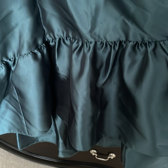 🆕 ALFRED SUNG Strapless High-Low Ruffle Hem High Low Dress - Picture 6 of 7